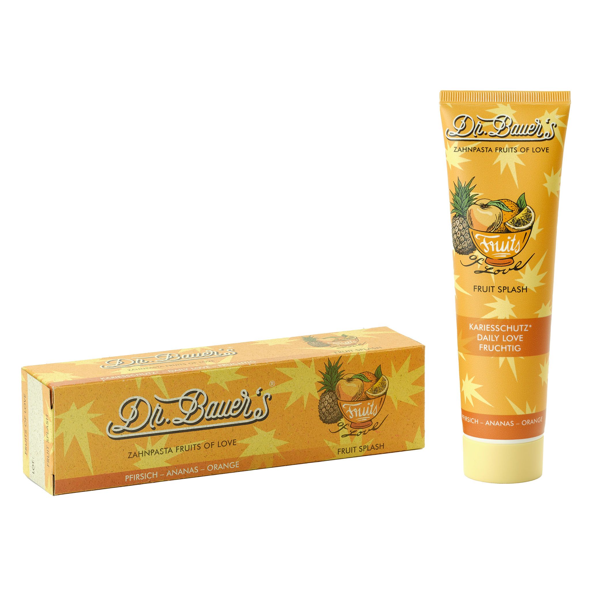 Dr. Bauer's Zahnpasta Fruits of Love Fruit Splash