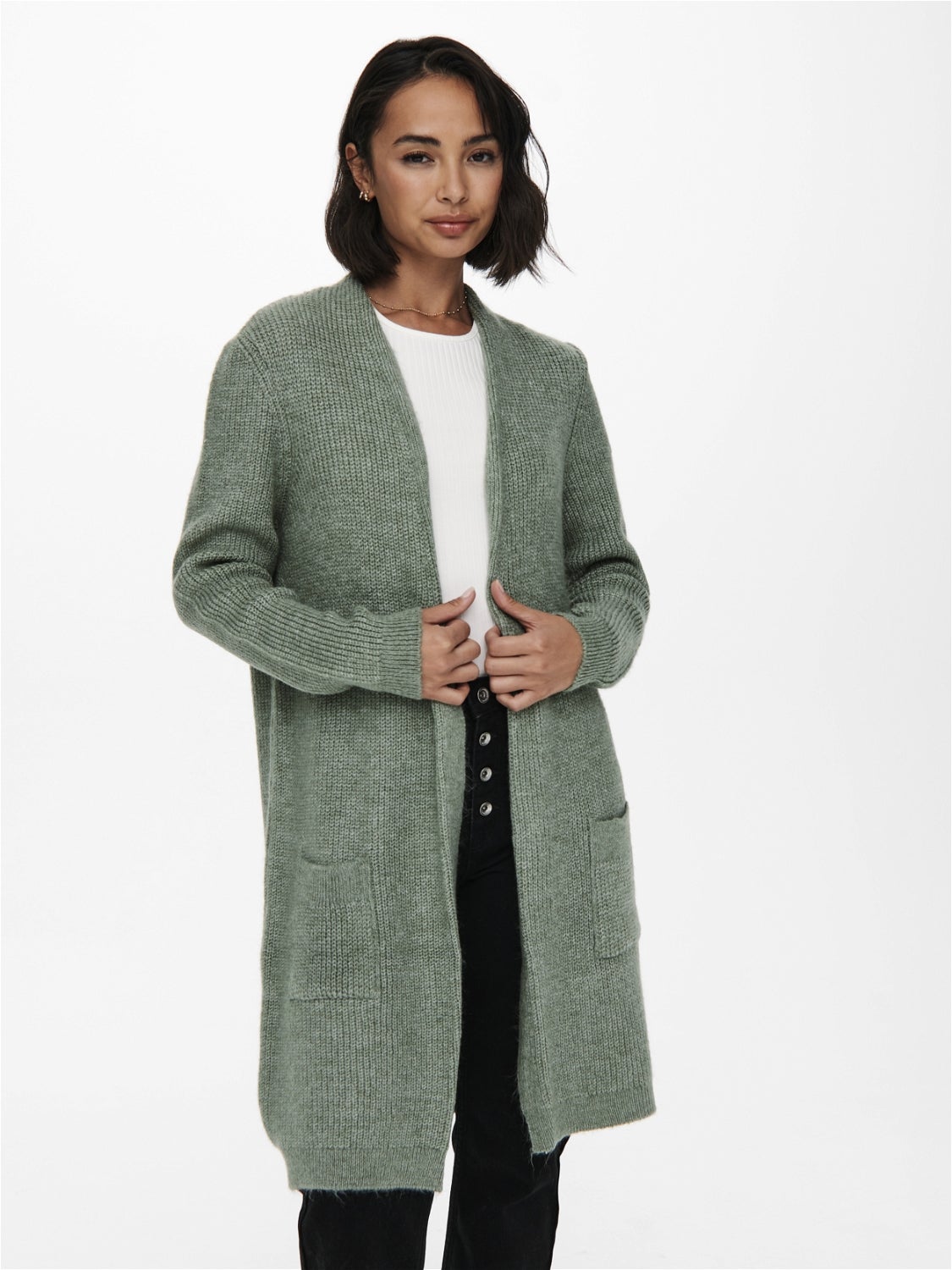 ONLJADE Strickjacke Granite Green