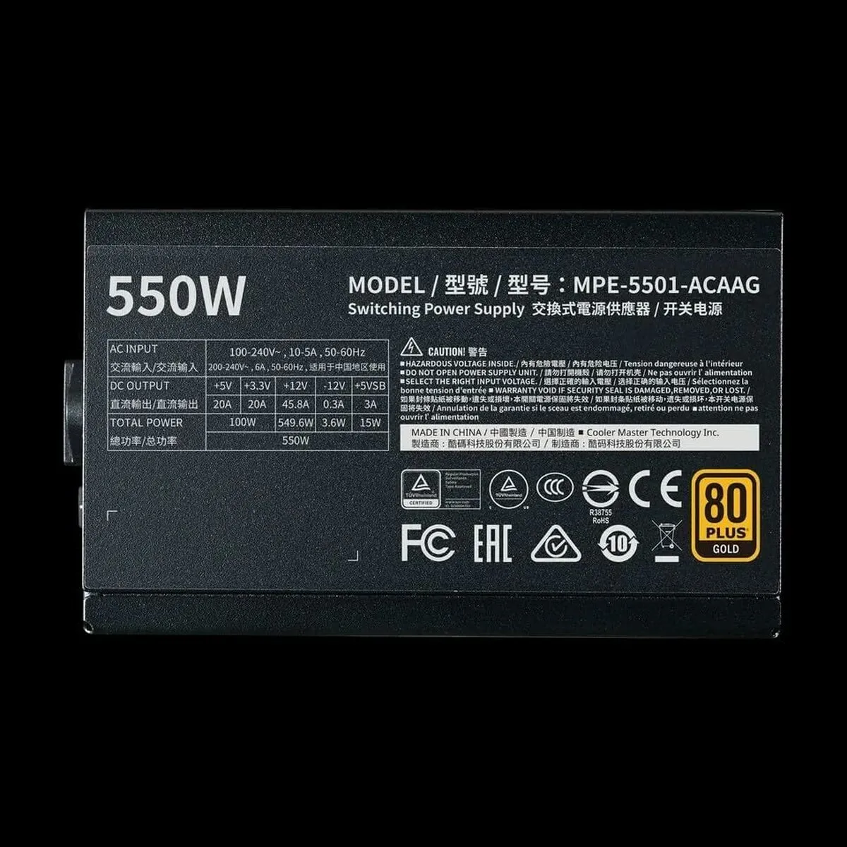 Cooler Master Ltd Cooler Master MPE-5502-ACAAG-EU