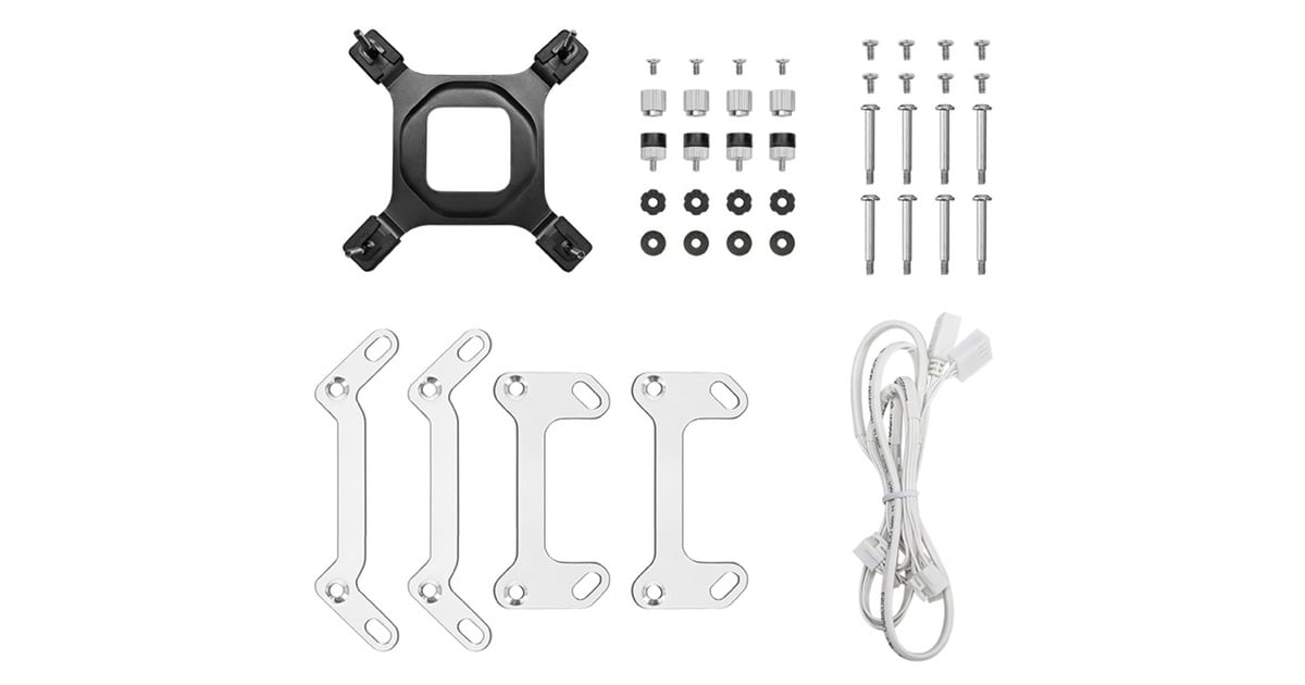 DeepCoolMYSTIQUE 240 ARGB waterkoeling  (Wit, 4-pins PWM fan-connector)