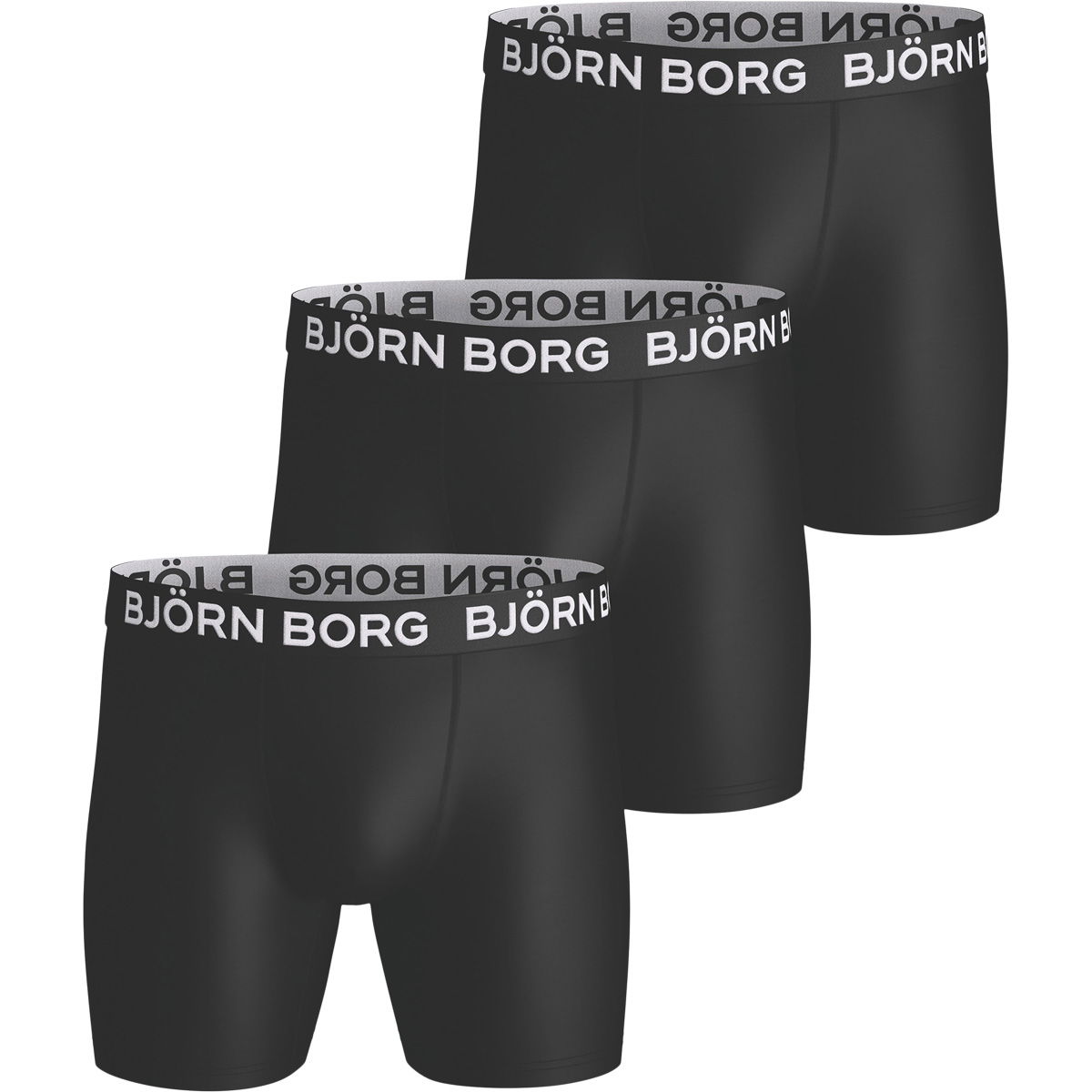 Björn Borg Performance 3-Pak Boxershorts Herre