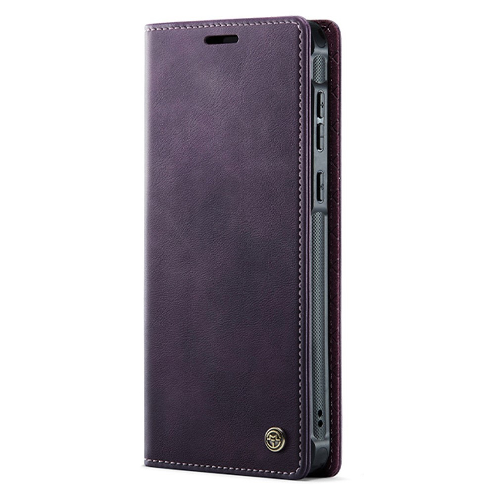 Samsung Galaxy A56 2in1 Leder Tasche   Magnet Hardcase Karten Etui MagSafe-Modul (RFID Schutz) - Lila