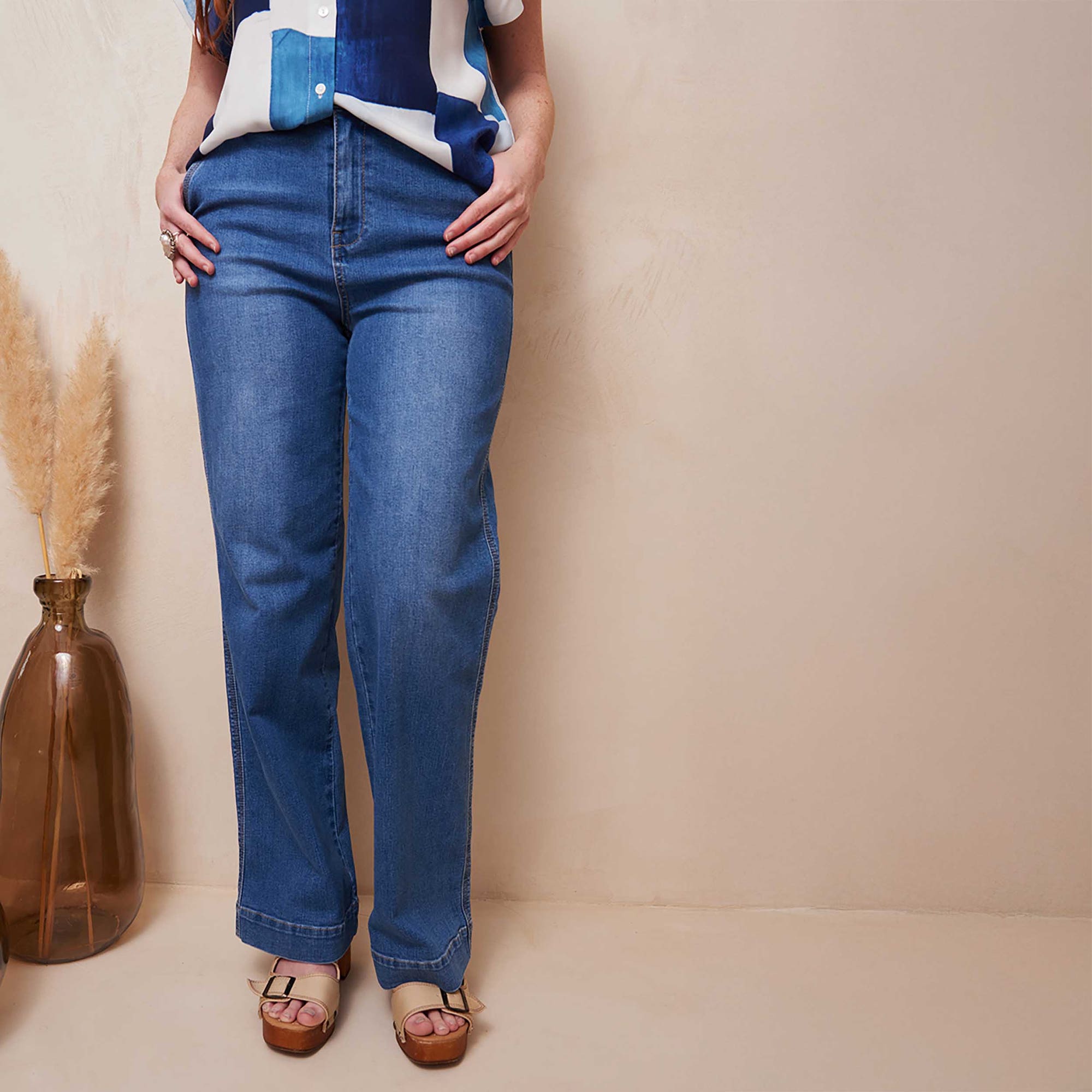 Jean Femme bleu