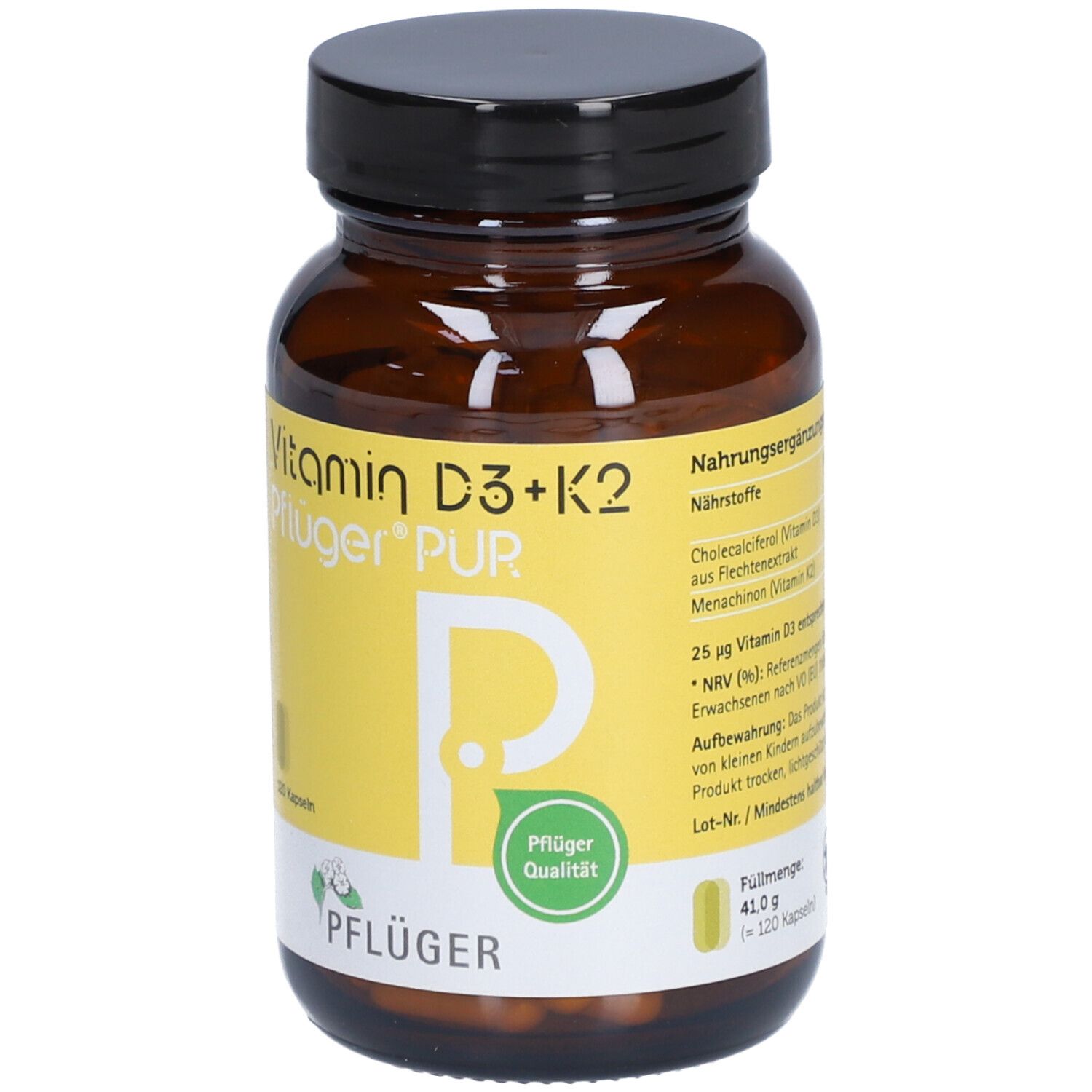 Vitamin D3+K2 Pflüger® PUR