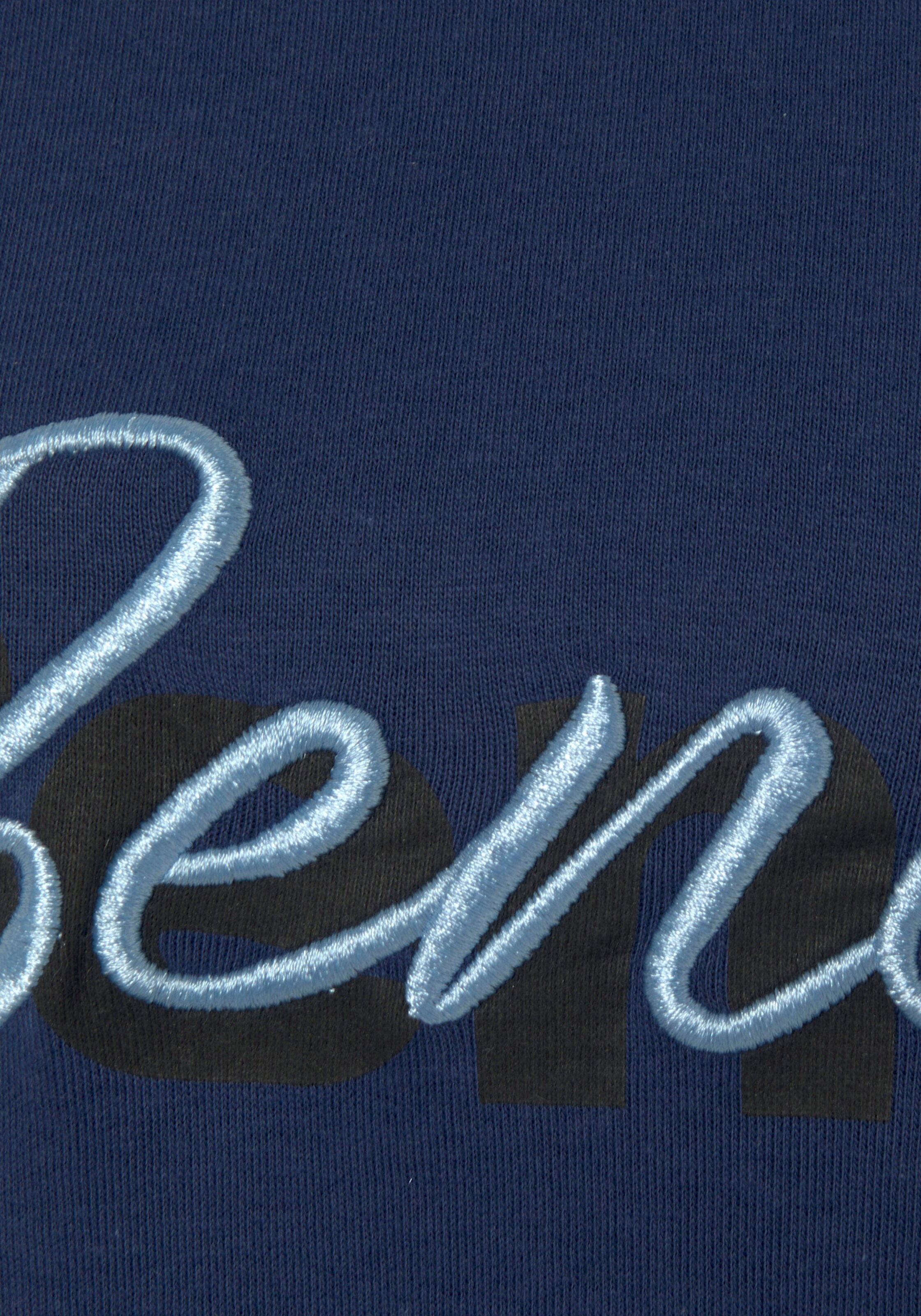 Kapuzensweatshirt in navy
