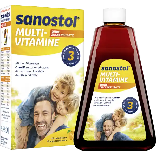 Multi-Vitamine ohne Zuckerzusatz