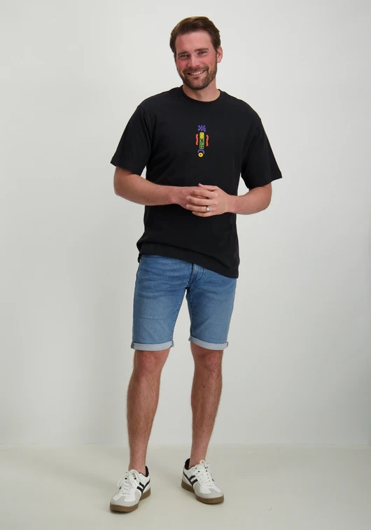 Petrol Denim short M-ROS-SHO001