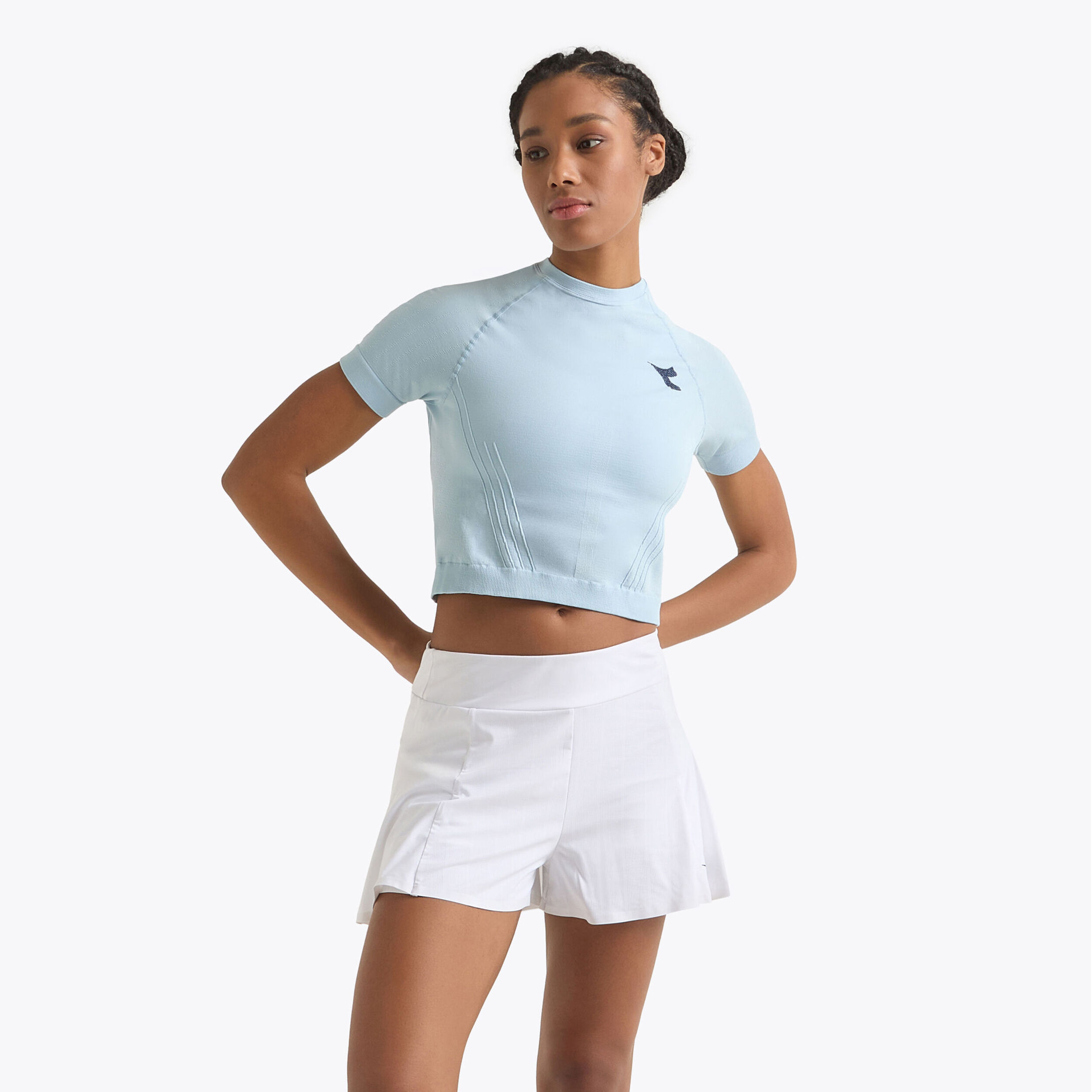 Diadora L. Icon Stratouno T-shirt Femmes - Bleu Clair