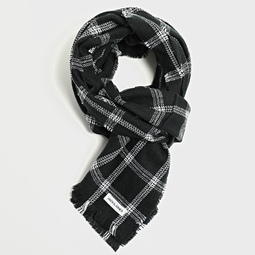 Lot Echarpe Et Bonnet Frost Noir Blanc