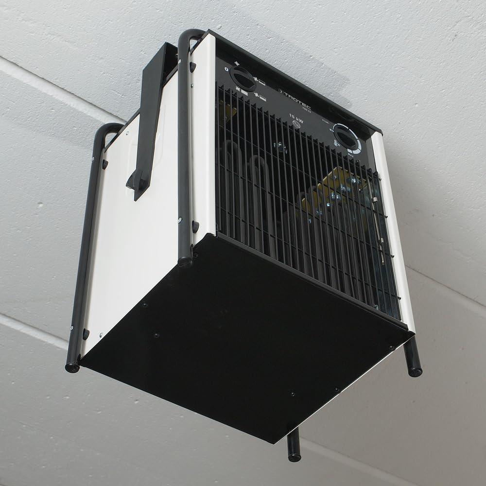 TROTEC Elektro Heizlüfter TDS 75 – Heizleistung 5 kW / 10 kW / 15 kW – Bauheizer Luftmenge 1.293 m³/h – Heizgebläse