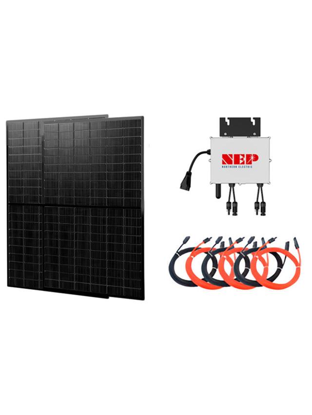 Power Solarkraftwerk, 2x 450 Wp Module, 800 W