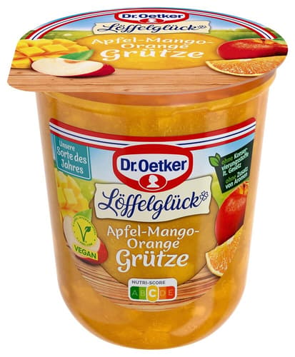 Dr. Oetker Löffelglück Jahresgrütze Apfel-Mango-Orange