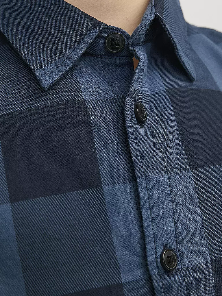 JACK & JONES Jungen Hemd JJEGINGHAM blau