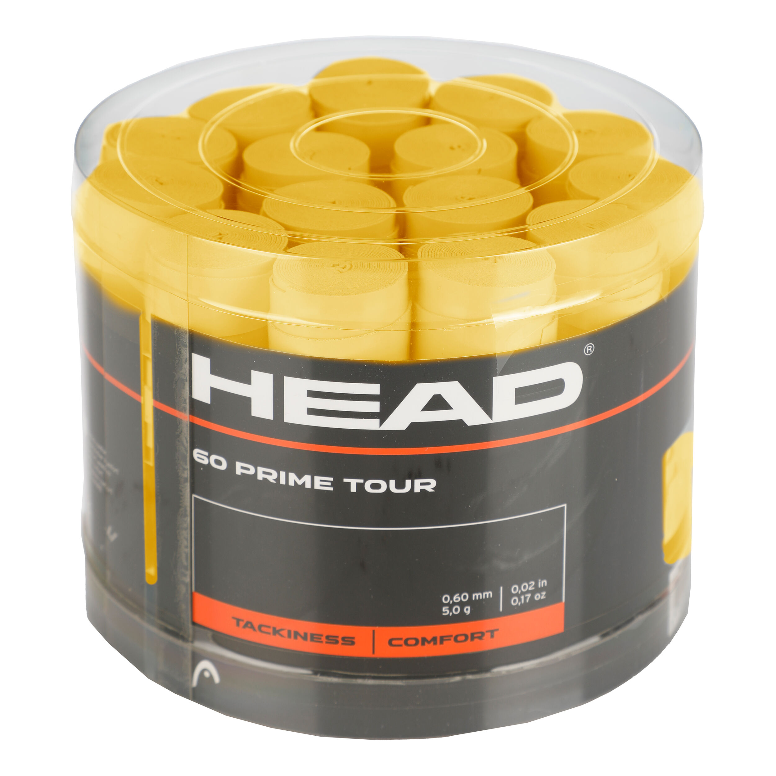 HEAD Prime Tour Pack De 60 - Jaune