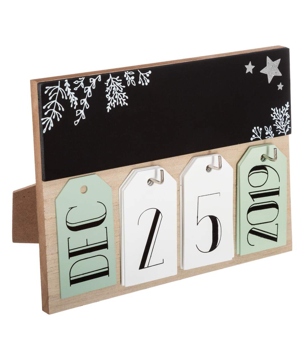 Calendrier de l'Avent en bois Cadre - Marron