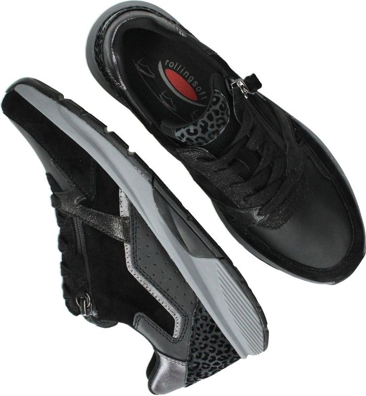 Gabor - Rollingsoft 76.878 - Sneakers - Zwart/Antraciet