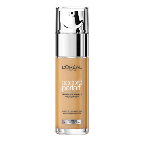 L'Oréal Accord Parfait com Ácido Hialurónico 4.D/4.W Golden Natural 30ml