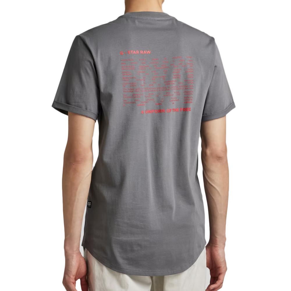 T-shirt Gris Homme G-Star Raw Lash Back
