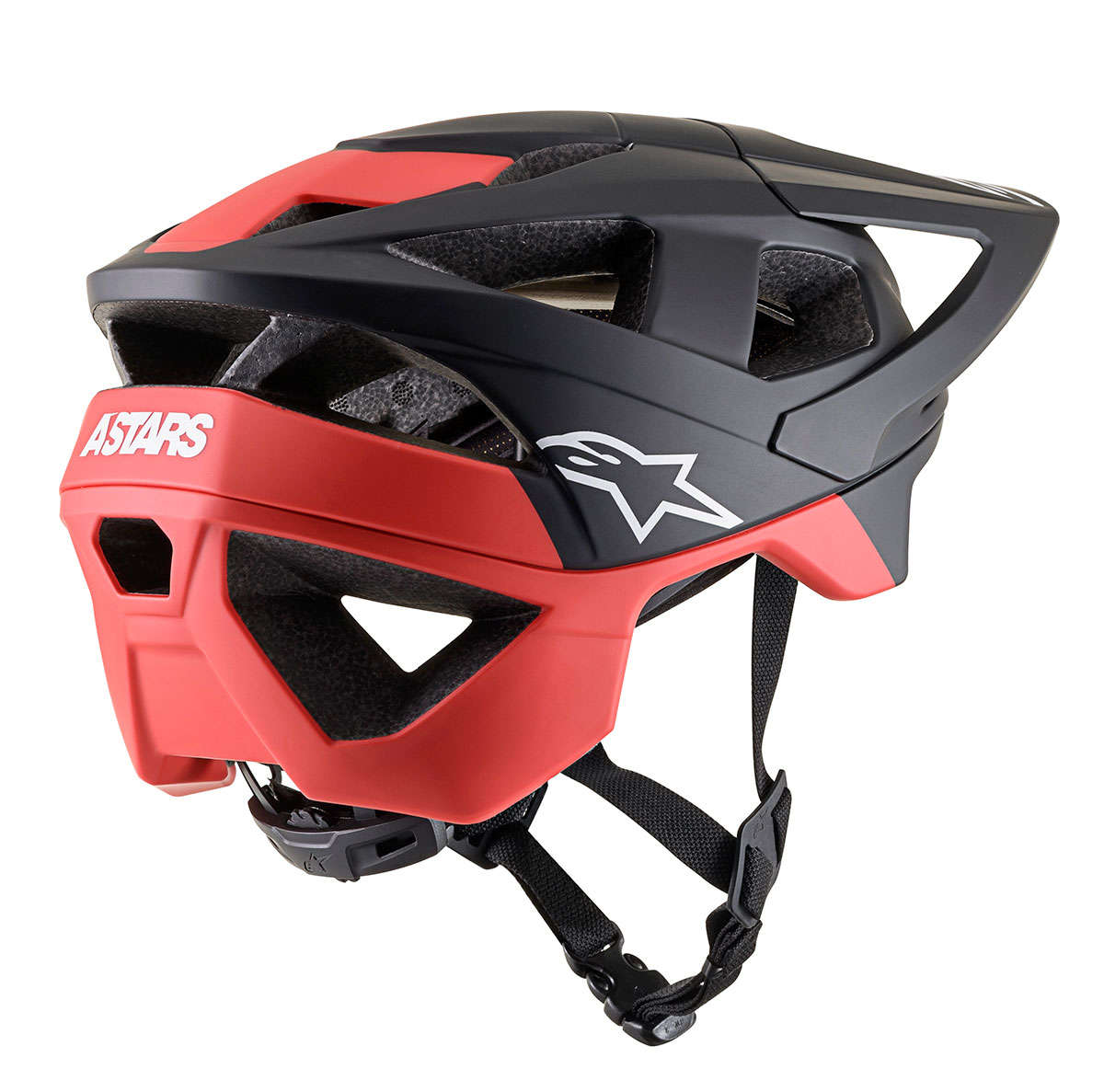 Alpinestars Vector Pro Atom MTB Fietshelm Mat Zwart/Rood