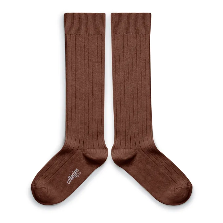 Collégien Chaussettes La Haute | Marron