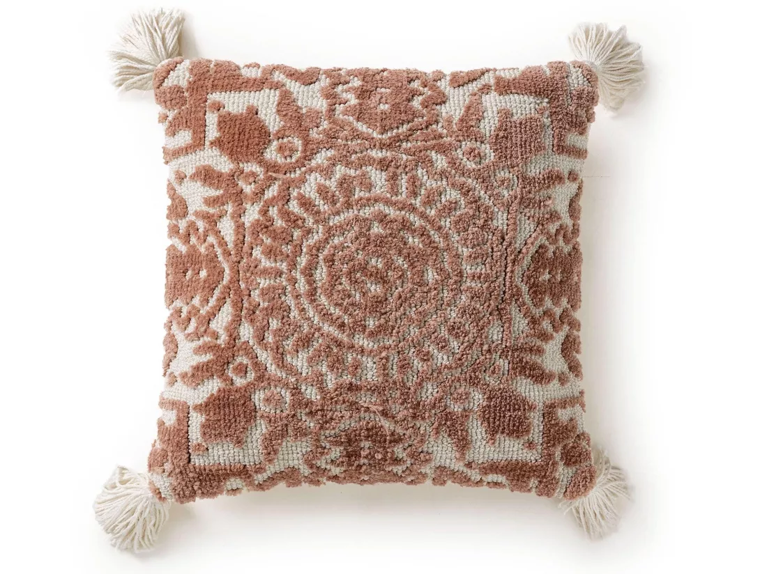 Housse de coussin Elias Terracotta 45x45 cm
