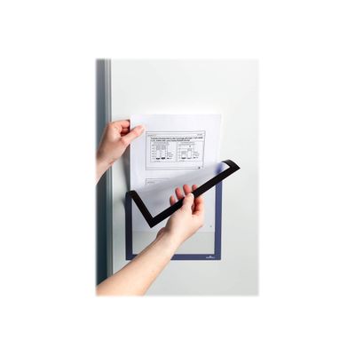 Durable Duraframe Magnetic - 5 Cadres d'affichage magnétiques - A4 - bleu - pour surfaces métalliques