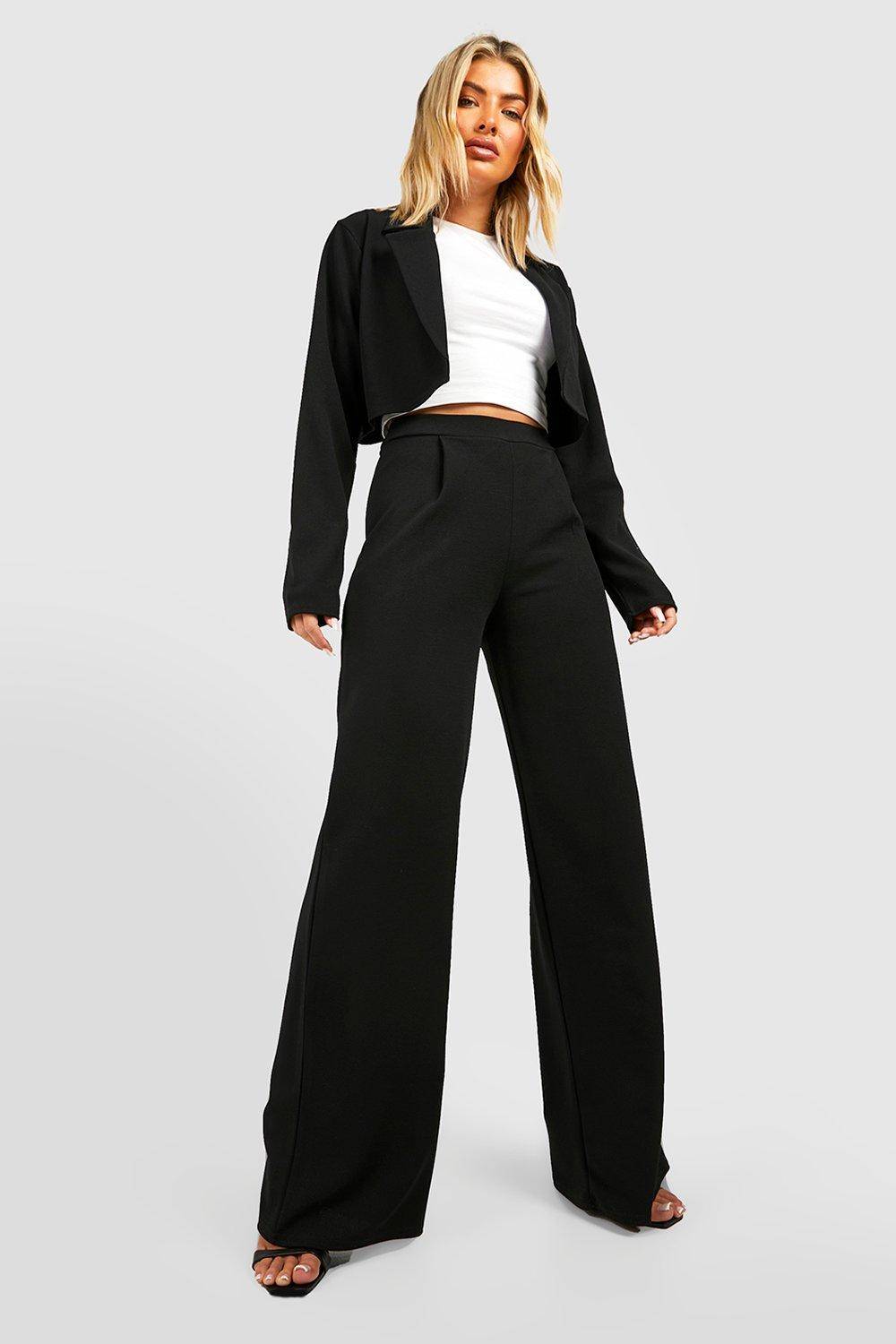 boohoo Boohoo Basics Pantalon à jambes larges