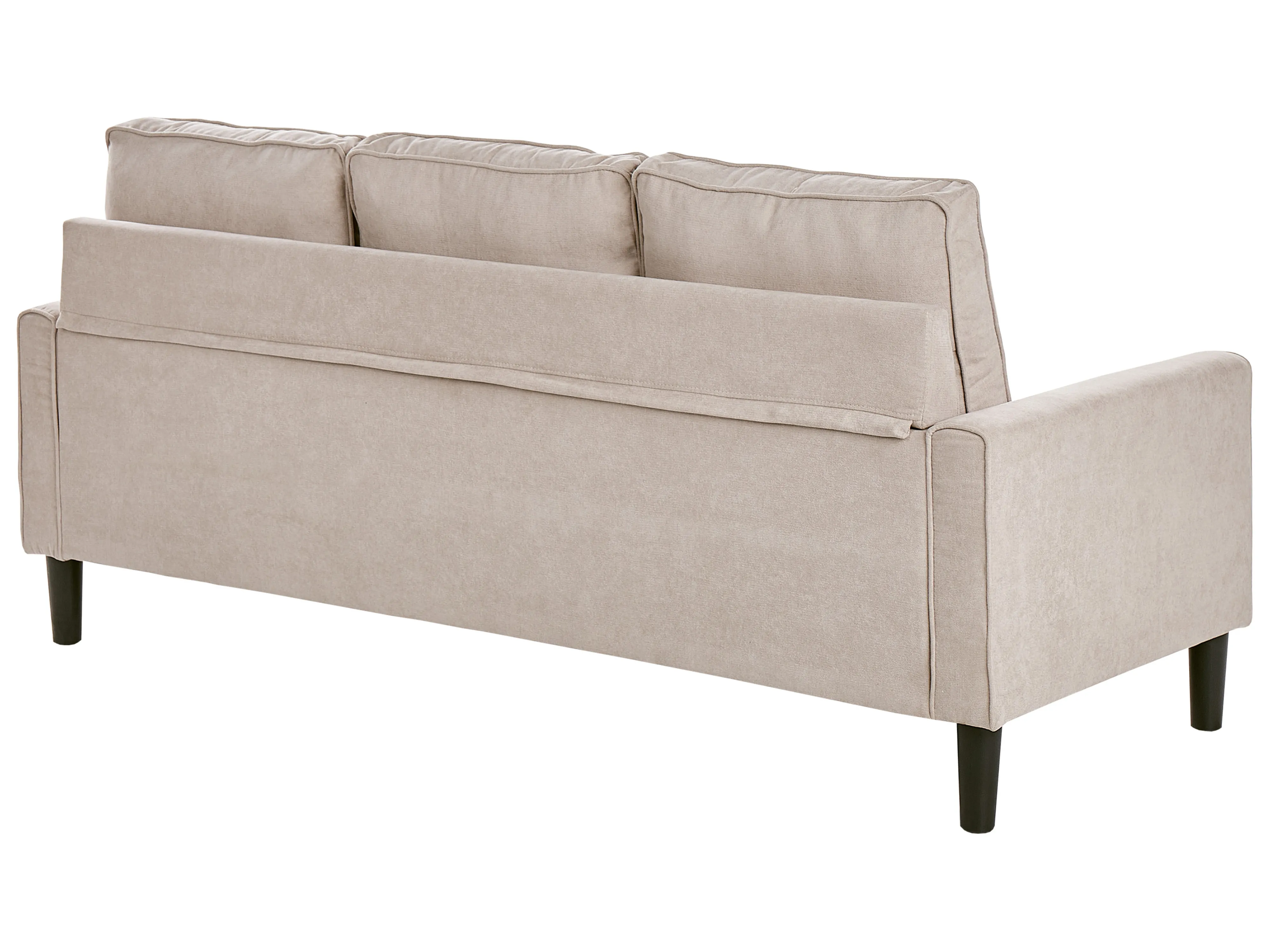 Bank 3-zits AVESTA Stof Beige met ottomaan