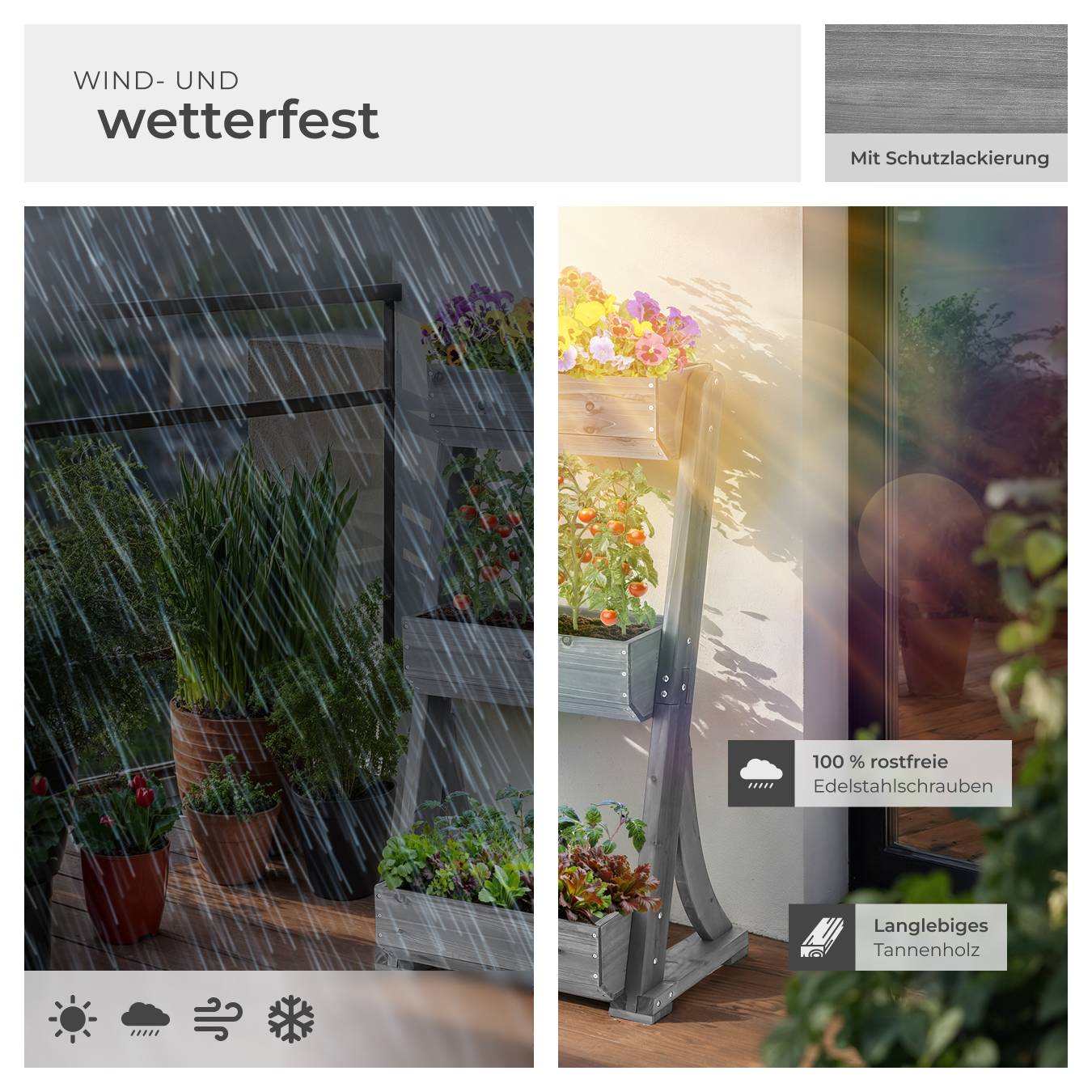 Vertikalbeet Flora