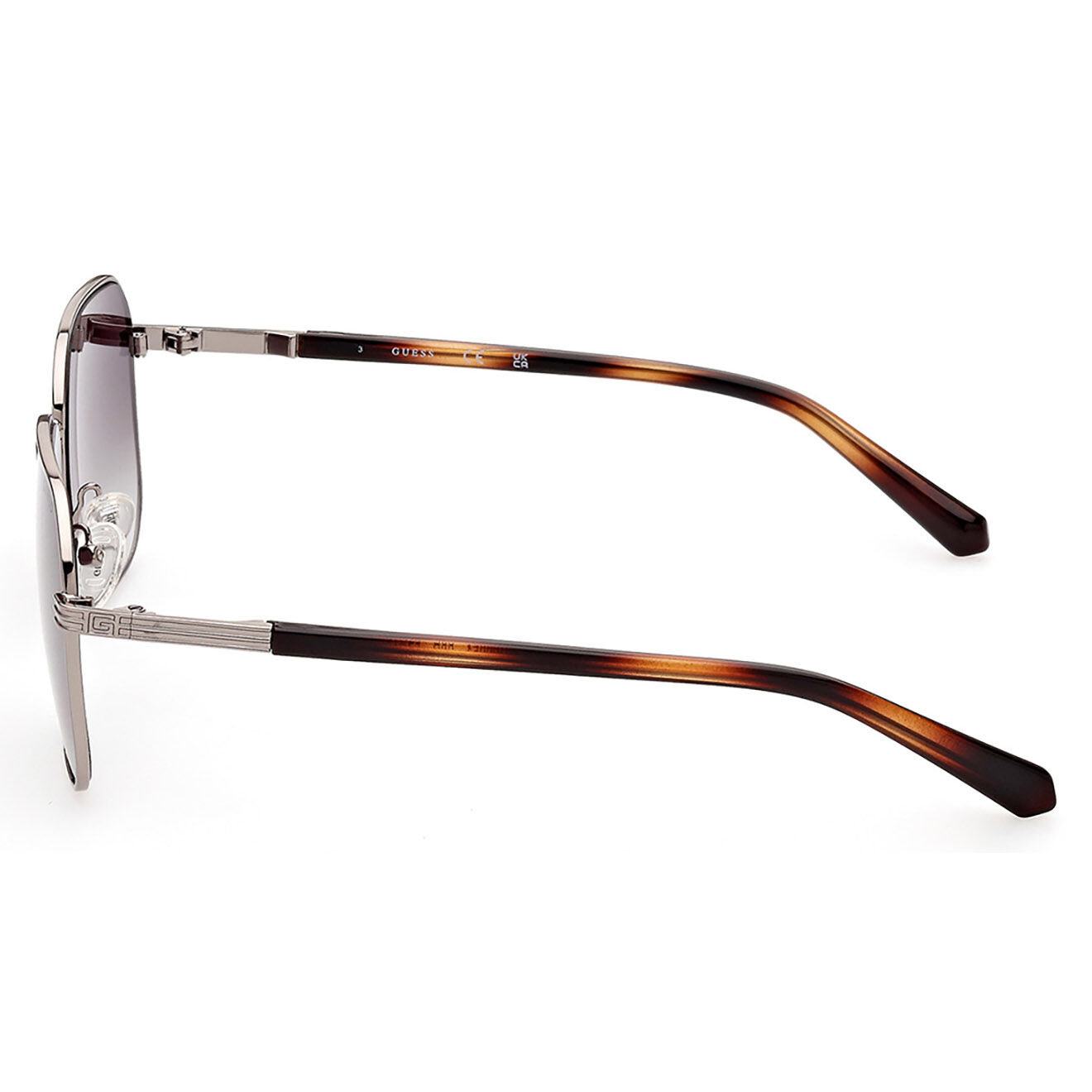 Guess Lunettes de soleil Homme gris armé