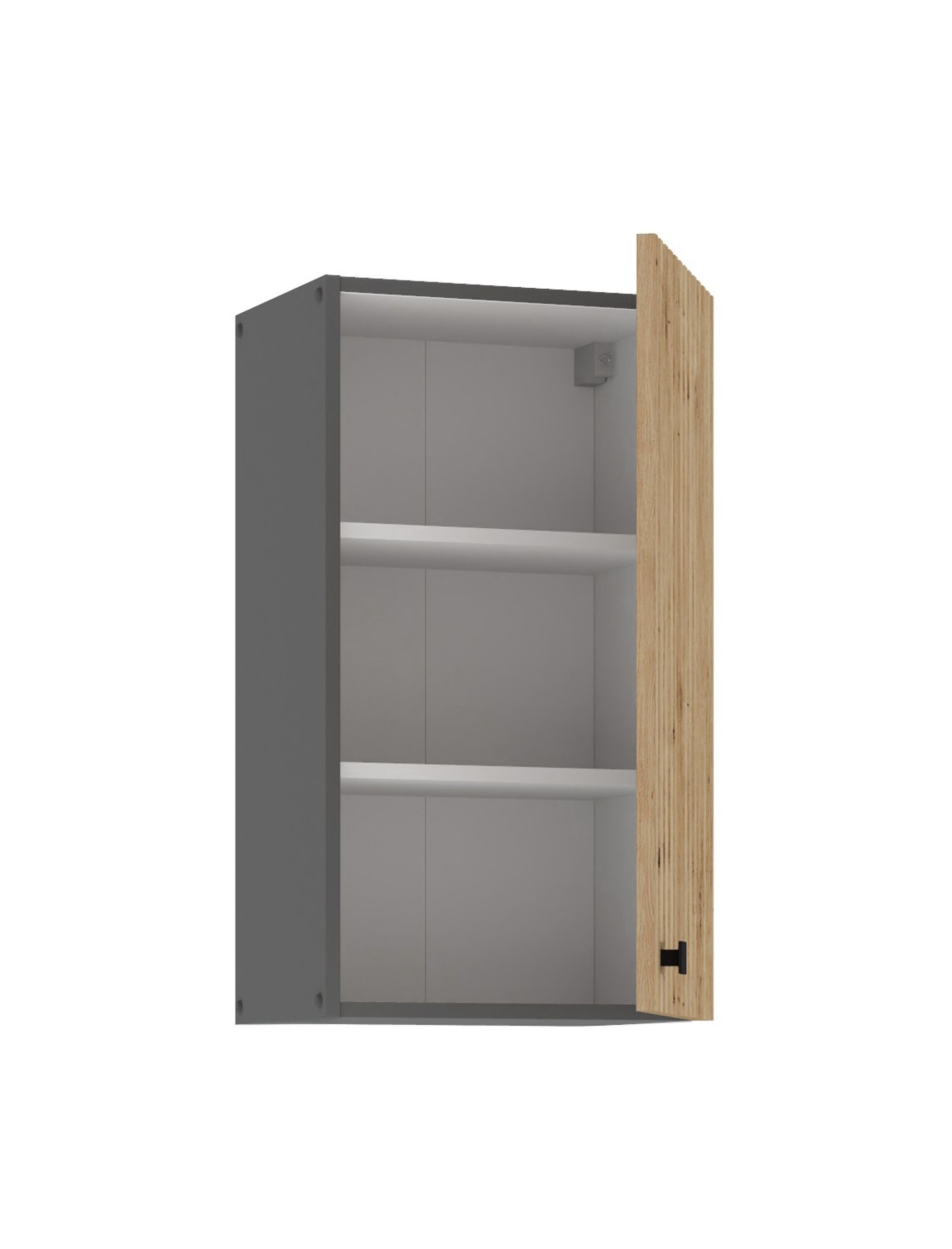 Küche AVA Artisan Hängeschrank 40 cm Lamellenoptik Küchenzeile Einbauküche