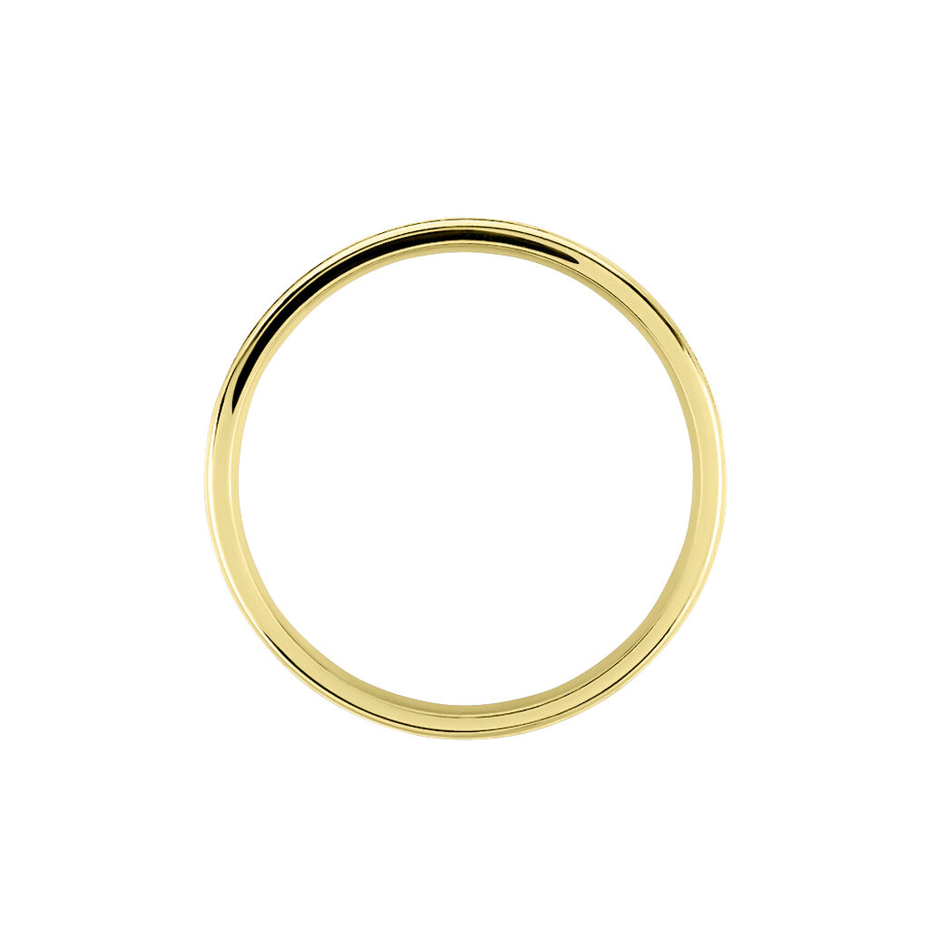Alliance Beatrice Ruban Plat Or Bicolore
