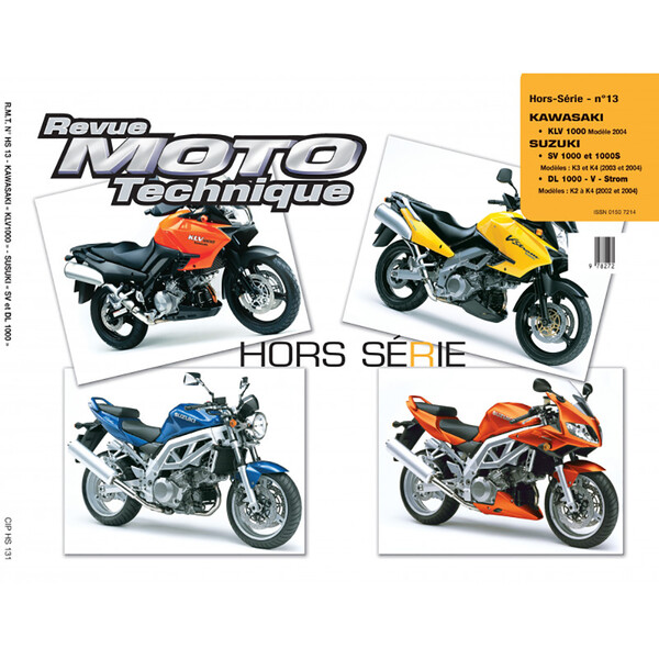 Etai - RMT HS 13.1 SUZUKI SV - DL 1000 (2002 à 2004) et KAWAZAKI KLV1000 (2004)