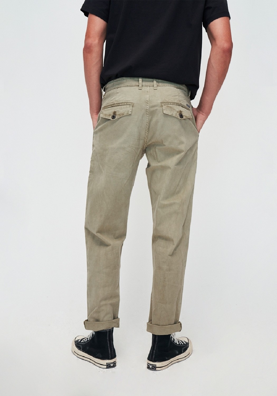 Kuyichi Chinos Darren Chino Trousers Army Green