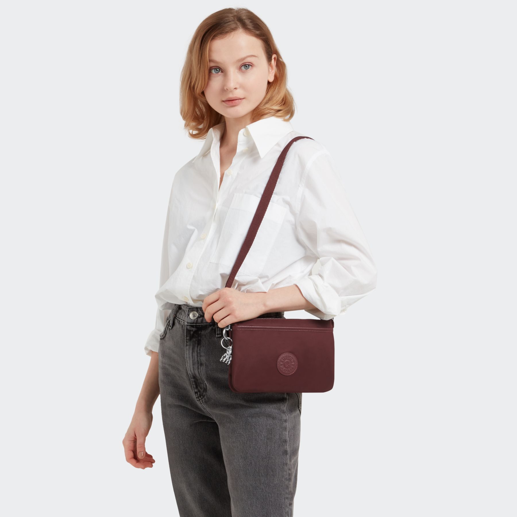 RIRI Petit Sac Bandoulière - Deep Aubergine