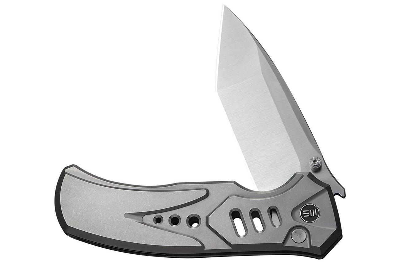 WE Knife Zentron WE24094-2 Satin Böhler M390, Gray Titanium, zakmes