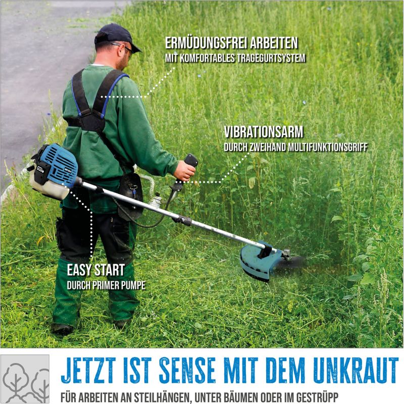 Güde Bosmaaier GFS 52,3 - 52CC - Inclusief accessoires