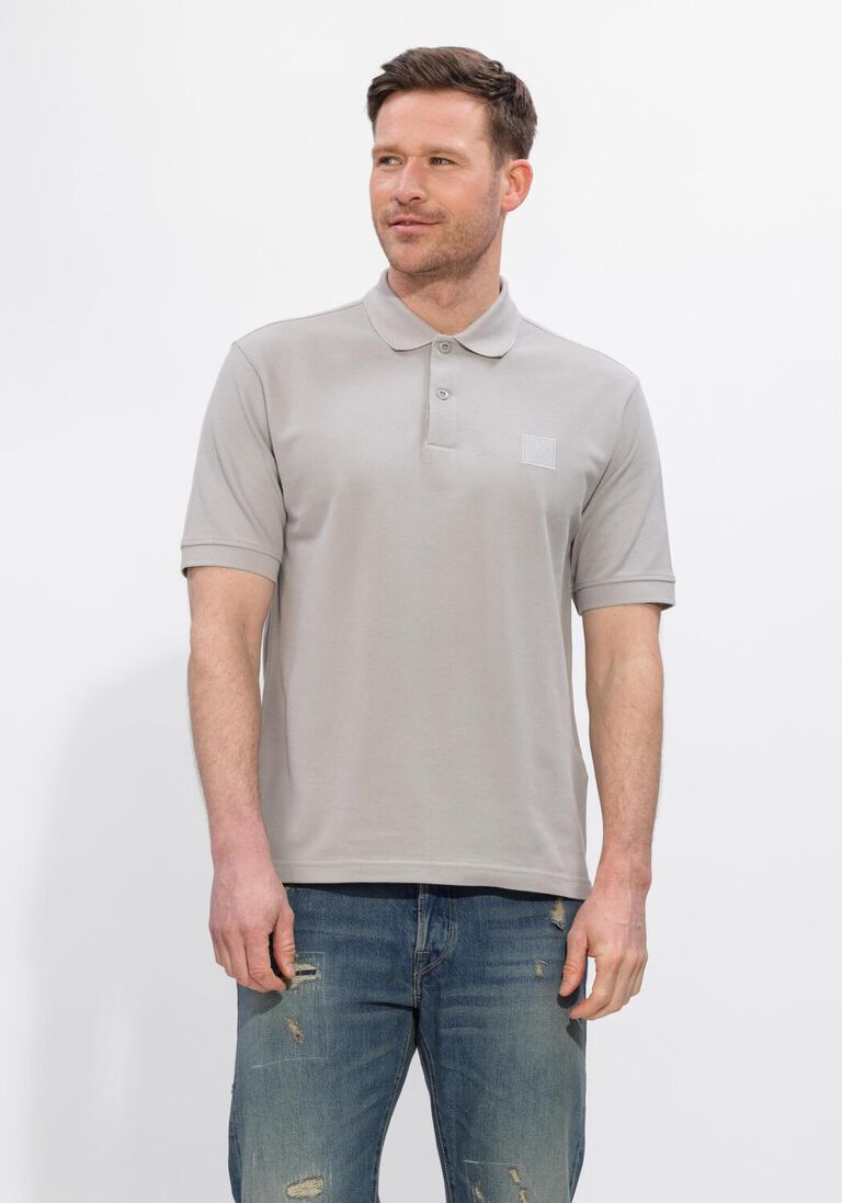grijze stone island polo ss polo s0f39