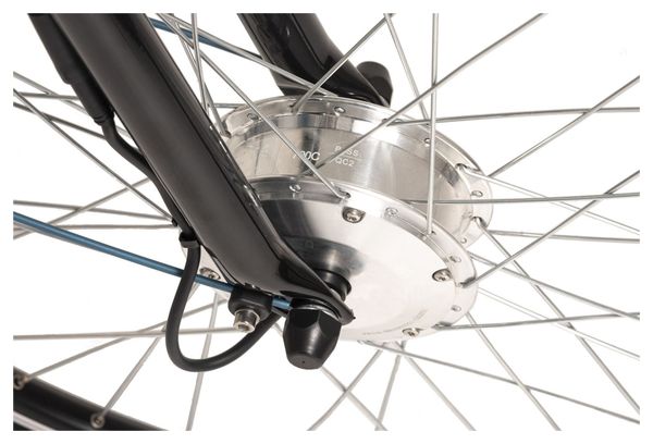 Vélo électrique 28'' Femme Lido 9 vitesses bleu Hollandia TC 49 cm