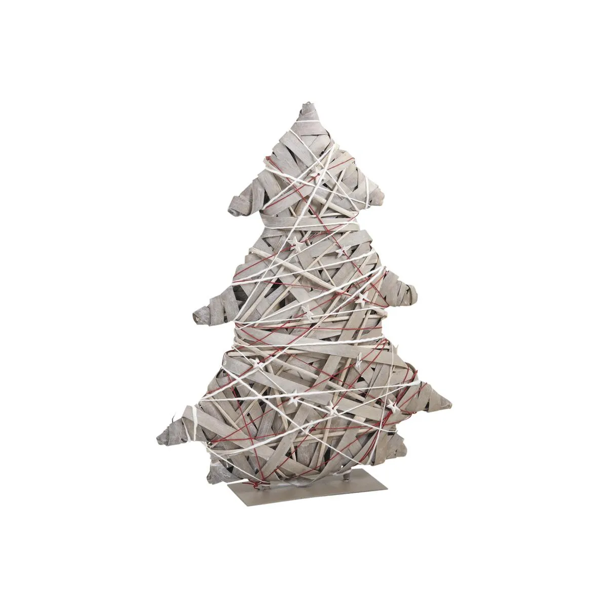 Aubry Gaspard Sapin déco en Osier et Métal - 52 cm