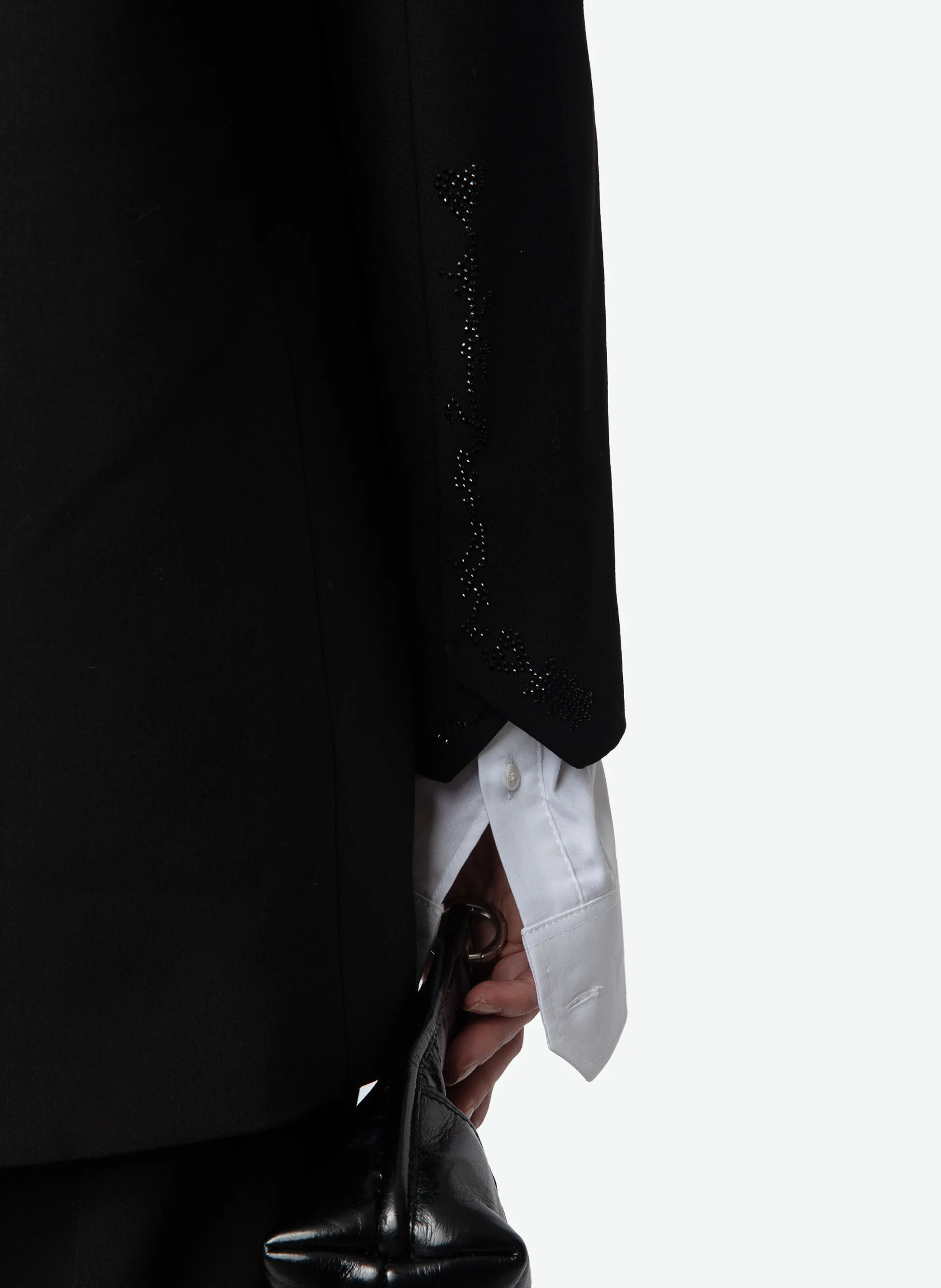VIVA - Blazer droit structuré | Noir