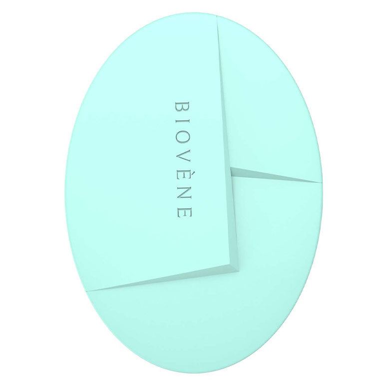 Biovène The Conscious™ Compact Detangling Brush Biodegradable Wet & Dry Brush Mint Green