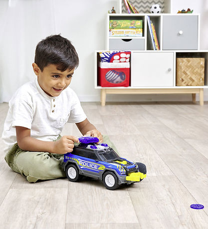 Dickie Toys Bil - Police SUV - Lys/Lyd