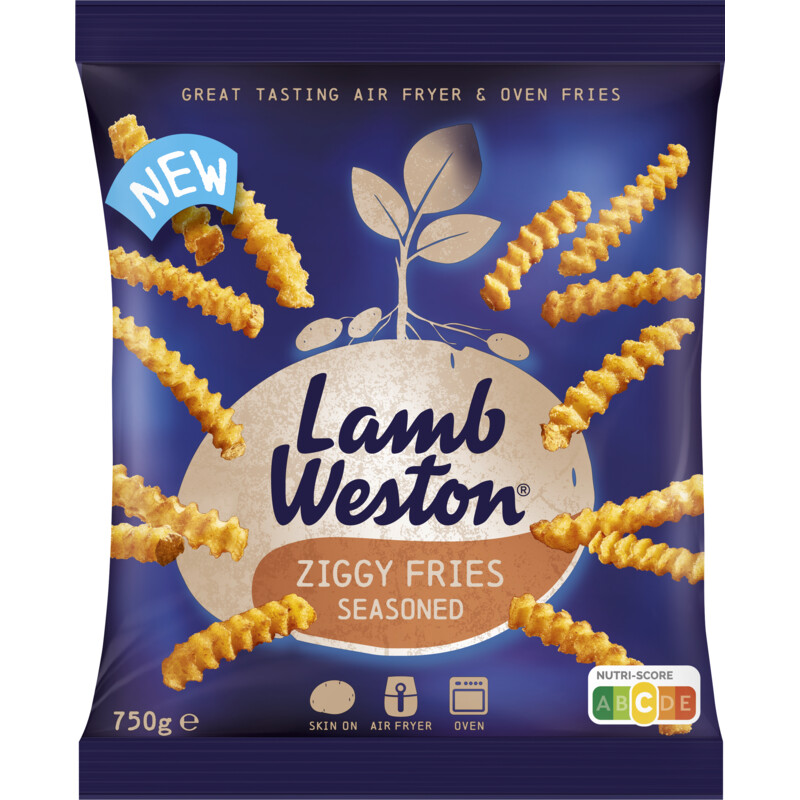 LambWeston Ziggy fries seasoned