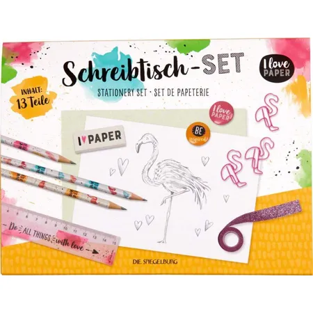 Die Spiegelburg I Love Paper - Schreibtisch-Set