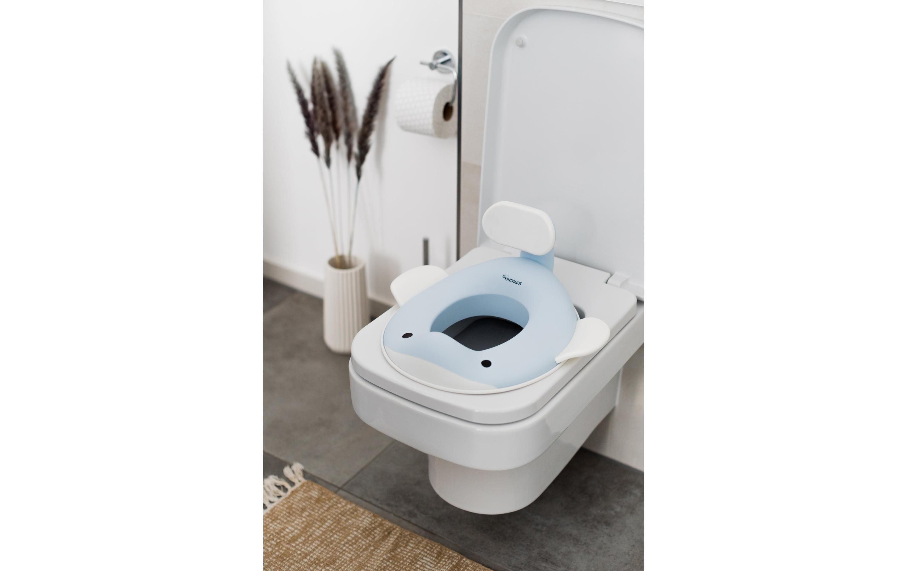 Toilettensitz Wal HellblauToilettensitz für Kinder