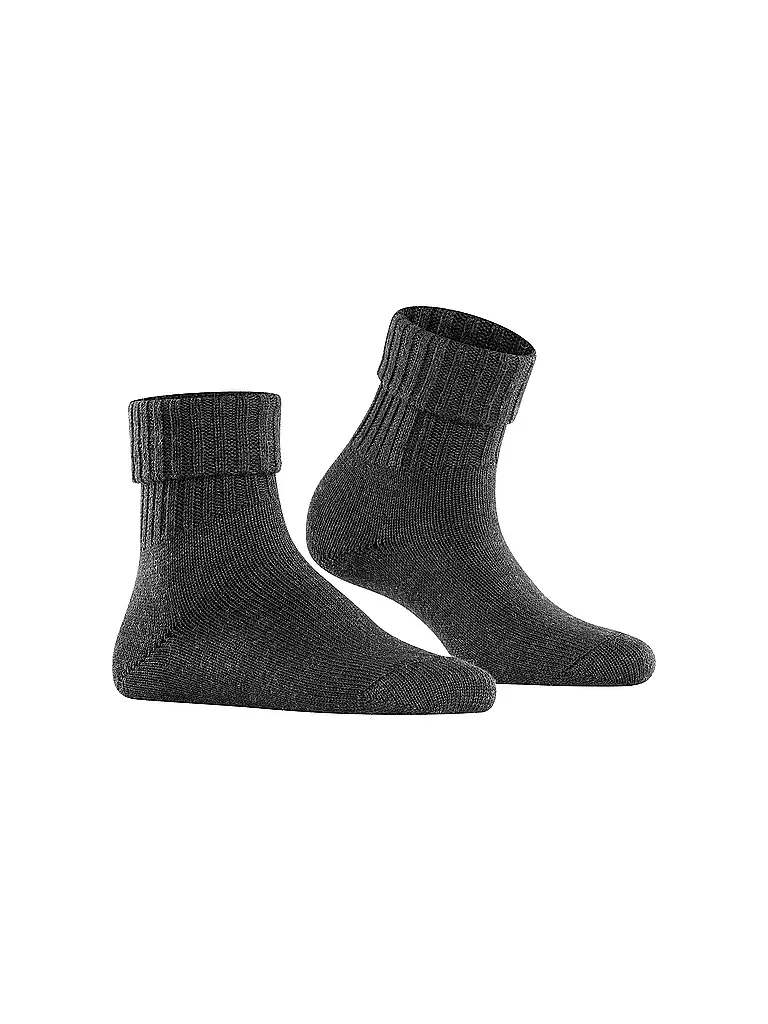 BURLINGTON Damen Socken PLYMOUTH 36-41 anthra mel grau