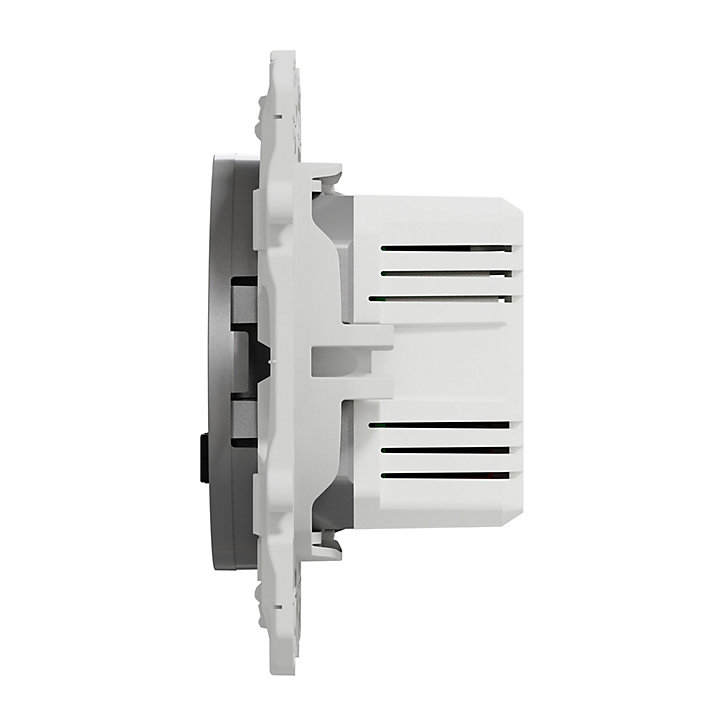 Mécanisme double chargeur usb A + C 12W Schneider Electric Odace aluminium