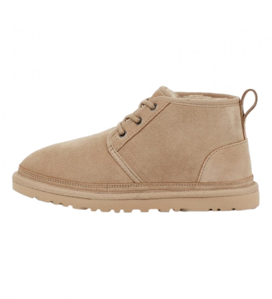 Botas de tornozelo UGG W Neumel em couro bege
