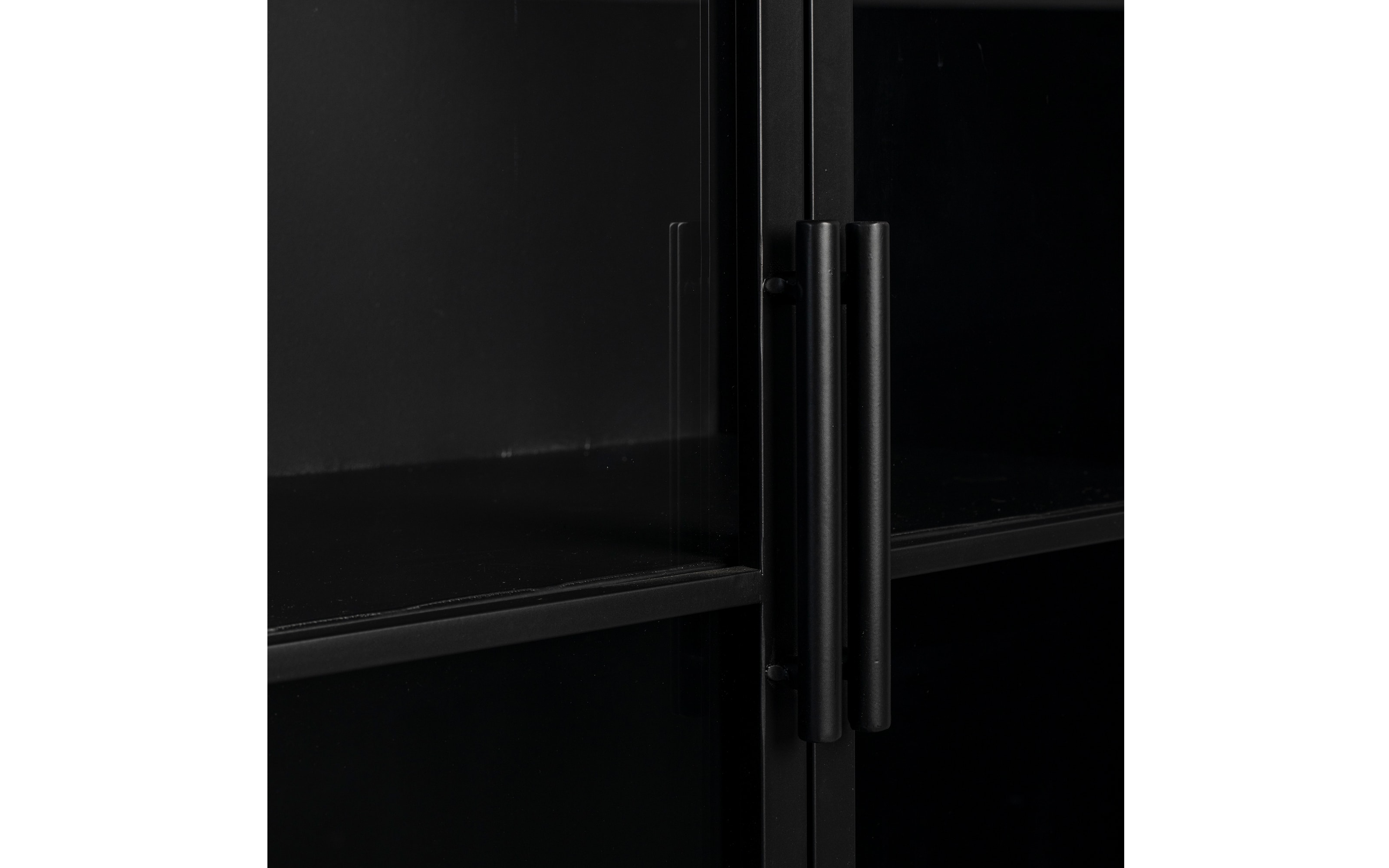 Kabinett Ferre M, Vintage schwarz, 65 cm